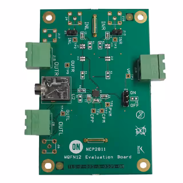 NCP2811BMTTXGEVB onsemi  Cartes d'évaluation - Amplificateurs audio